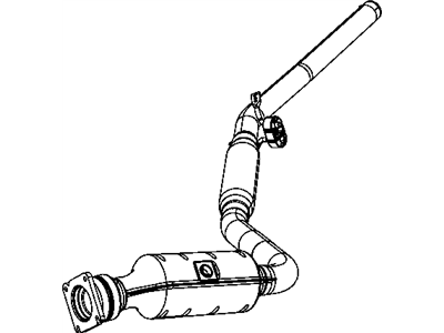 Dodge 4809778AB BRACKET Catalytic Converter