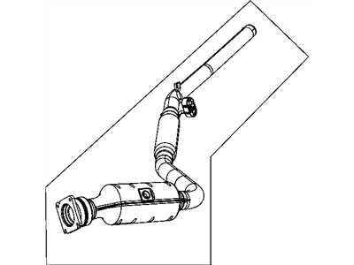 Chrysler Catalytic Converter - 68040858AB