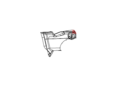 Ram 1NZ98DX9AF SHROUD Steering Column Upper