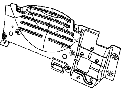 Dodge 55056150AB REINFORCEMENT Instrument Panel