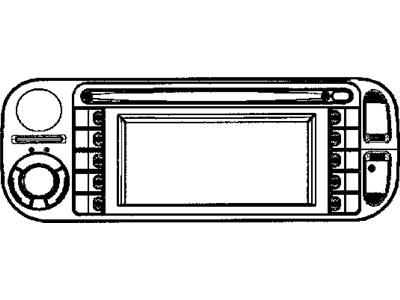 Mopar 56038629AI Radio AM/FM CD W/Nav/Dvd & CD - Ctrl