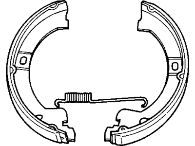 1999 Dodge Caravan Parking Brake Shoe - 4882576