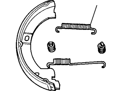 Dodge 5019735AA SPRING KIT Brake Shoe Hold Down