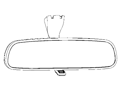 Mopar 68206442AA Mirror Inside Rearview