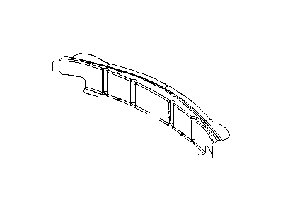 Chrysler 4856729 TROUGH ASSEMBLY Upper Deck Panel Front