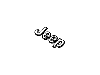 Jeep 68364626AA NAMEPLATE Jeep Grille