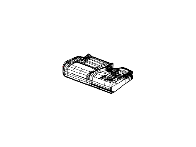 Dodge 1UN291X9AA COVER Rear Seat Cushion