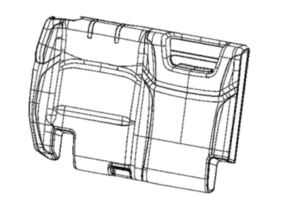 Jeep 7AU72NR3AA COVER Rear Seat Back Right