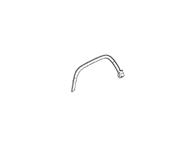 Mopar 68210308AE Molding Wheel Flare Front Fender