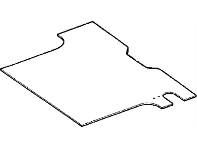 Jeep 55008727 MAT, Rear Cargo, Black Rubber