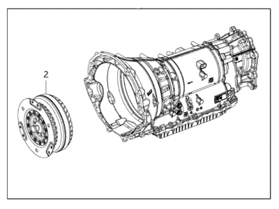 Jeep RL284273AC TRANSMISSION With Torque Converter