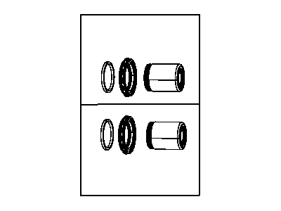 Dodge 5137665AB PISTON KIT DISC BRAKE