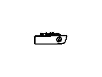 Jeep 1JK83DX9AC LATCH Glovebox Door