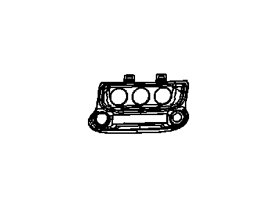 Jeep 1PJ28DX9AC BEZEL Instrument Panel Center