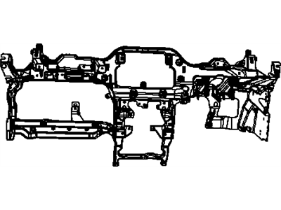 Jeep 5108246AF REINFORCEMENT Instrument Panel