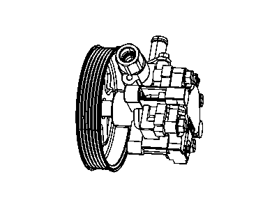 Chrysler Power Steering Pump - 5151016AE