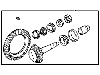 Chrysler 5140875AB GEAR KIT Ring And Pinion