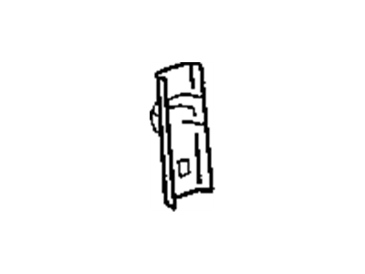 Dodge 5104275AA COVER Seat Belt Guide