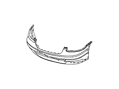 Chrysler Voyager Bumper - 4883848AA
