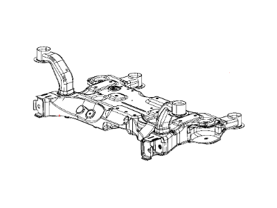 Ram 5085819AJ CROSSMEMBER Front Suspension