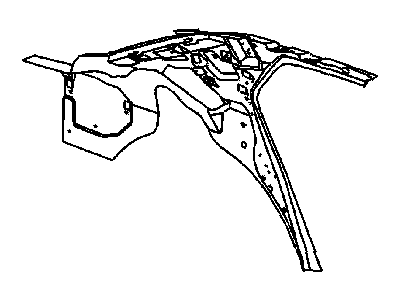 Chrysler 5135906AD PANEL Body Side Aperture Rear Outer