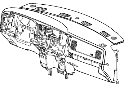 Dodge 5GT31XDVAA COVER Instrument Panel