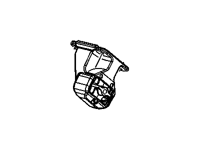 Mopar 52020606AB Motor Mount, Passenger Side