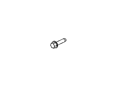 Jeep 6101553 BOLT AND WASHER Hex Head M10x1.50x80