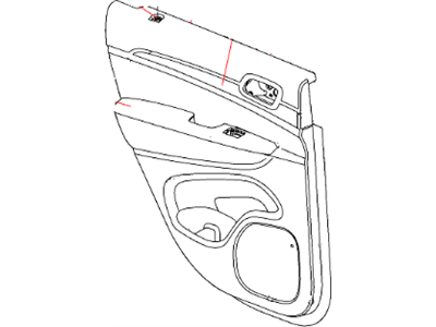 2013 Jeep Grand Cherokee Armrest - 1VU091X9AA