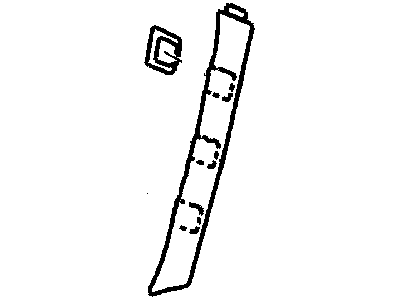 Dodge SX51LRNAA MOLDING A PILLAR
