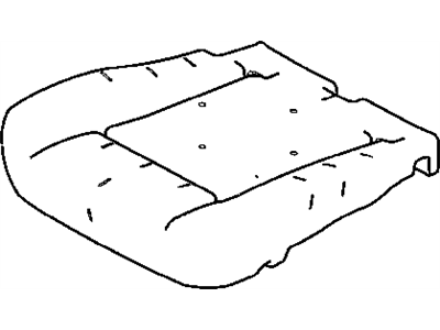 Jeep 5093575AA FOAM Seat Cushion