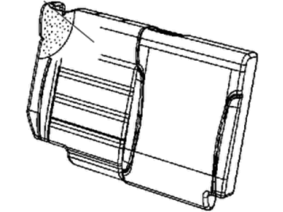 Jeep 5MH60MT2AB COVER Rear Seat Back Right