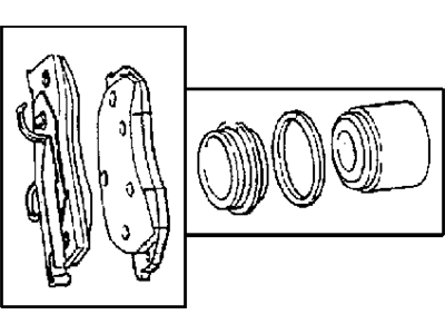 2004 Dodge Neon Brake Pad - 5014527AA