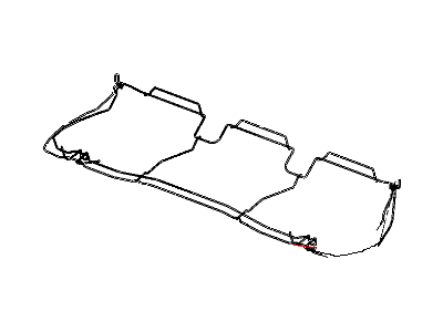 Chrysler 1UM75XDVAA COVER Rear Seat Cushion