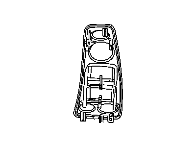 Chrysler 1EL67WL8AA BEZEL Power Window Switch