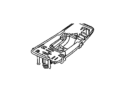 Chrysler 1EL70WL8AA BEZEL Power Window Switch