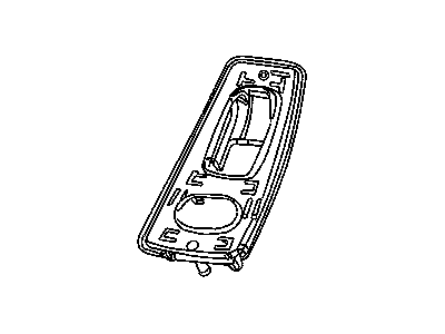 Chrysler 1EL66WL8AA BEZEL Power Window Switch