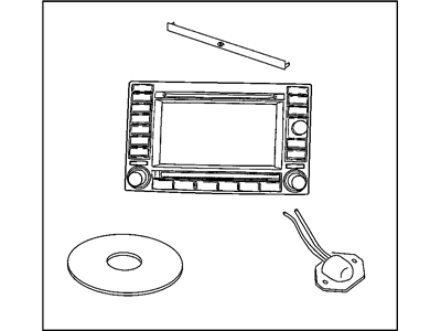 Dodge 82208653 RADIO AM/FM CD W/NAV/DVD & CD-CTRL