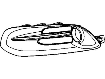 Mopar 68163974AB Lamp Cover, Front Passenger Side