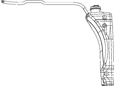 Jeep 55056542AD BOTTLE Coolant Recovery