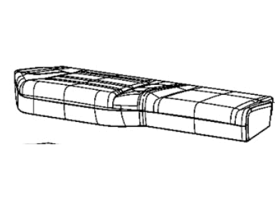 Ram 6RE70TU6AB Cover - Rear Seat Cushion