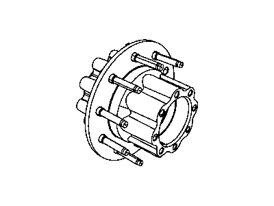 Ram 68071182AA STUD Hub