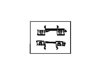 Dodge 68151945AA SPRING KIT Disc Brake Pad