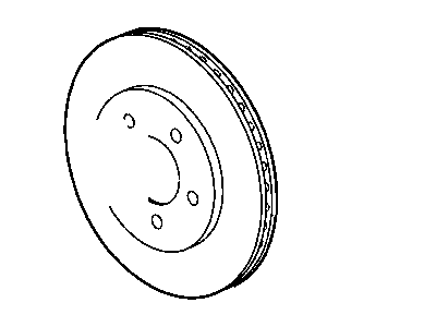 Ram 2AMV9712AA ROTOR Brake Front