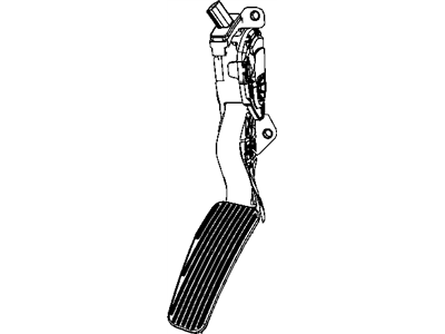 Ram 5281225AA PEDAL Accelerator