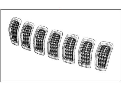 Jeep 5RB21XS9AB GRILLE KIT Radiator