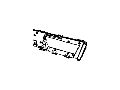 Dodge 1JF031DSAA BEZEL Glove Box