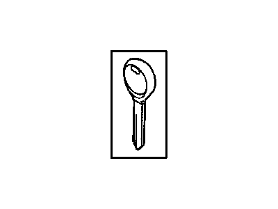 Chrysler Sebring Car Key - MR558768