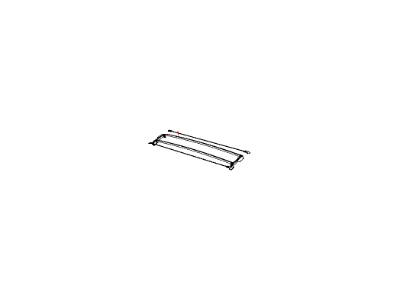 Jeep 68032424AA LIFT ARM AND BOW ASSEMBLY Folding Top Rear