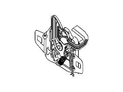 Chrysler 4878060AD LATCH Hood